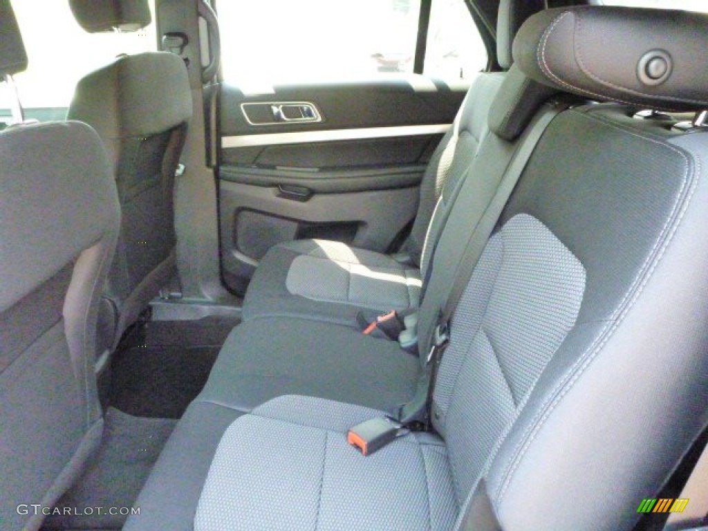 Ebony Black Interior 2016 Ford Explorer XLT 4WD Photo #104724998