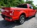 2015 Race Red Ford F150 XLT SuperCab 4x4  photo #2