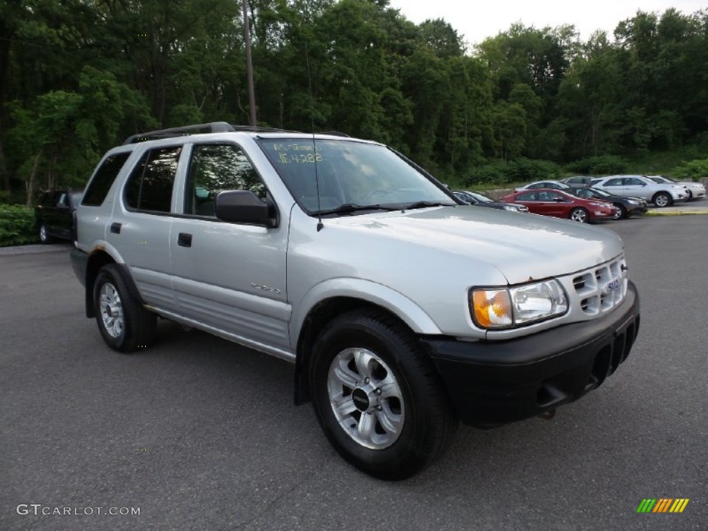 2001 Rodeo S 4WD - Bright Silver Metallic / Gray photo #3