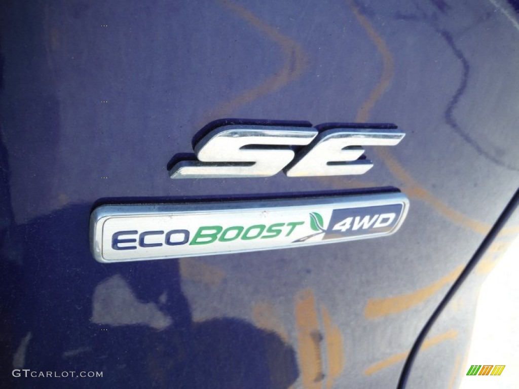 2014 Escape SE 1.6L EcoBoost 4WD - Deep Impact Blue / Charcoal Black photo #8