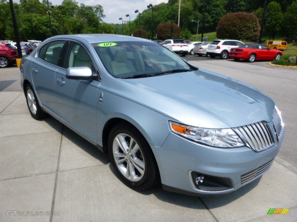 Light Ice Blue Metallic 2009 Lincoln MKS Sedan Exterior Photo #104728955