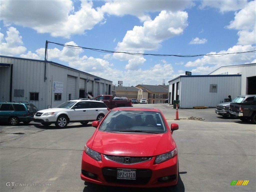 2012 Civic Si Coupe - Rallye Red / Black photo #2