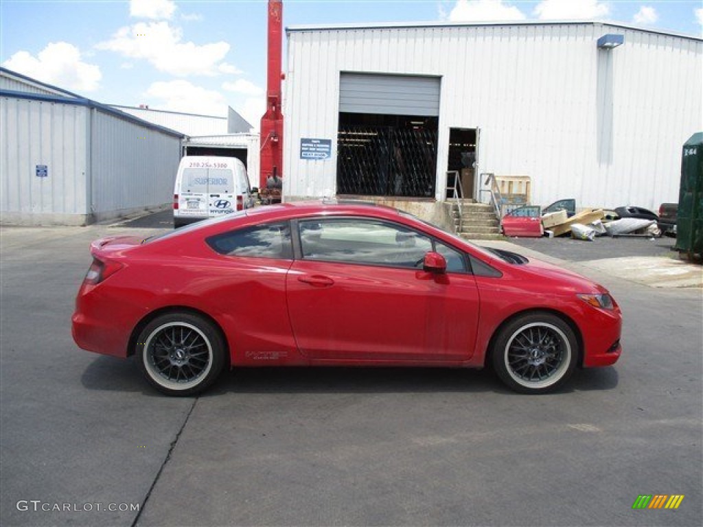 2012 Civic Si Coupe - Rallye Red / Black photo #8