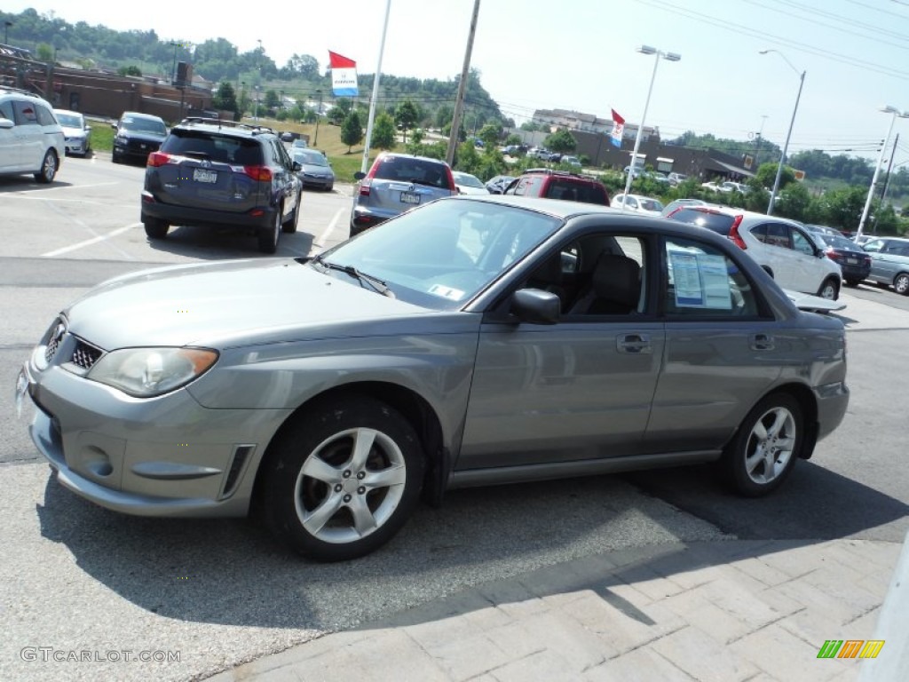 2006 Impreza 2.5i Sedan - Steel Gray Metallic / Anthracite Black photo #5