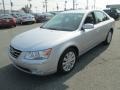 Bright Silver 2009 Hyundai Sonata Limited Exterior