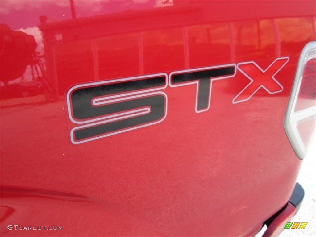 2012 F150 STX Regular Cab - Race Red / Steel Gray photo #2