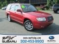 Garnet Red Pearl 2008 Subaru Forester 2.5 X