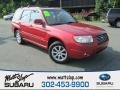 2008 Garnet Red Pearl Subaru Forester 2.5 X  photo #1