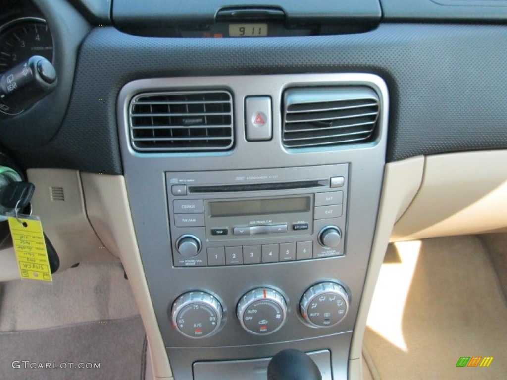 2008 Forester 2.5 X - Garnet Red Pearl / Desert Beige photo #25