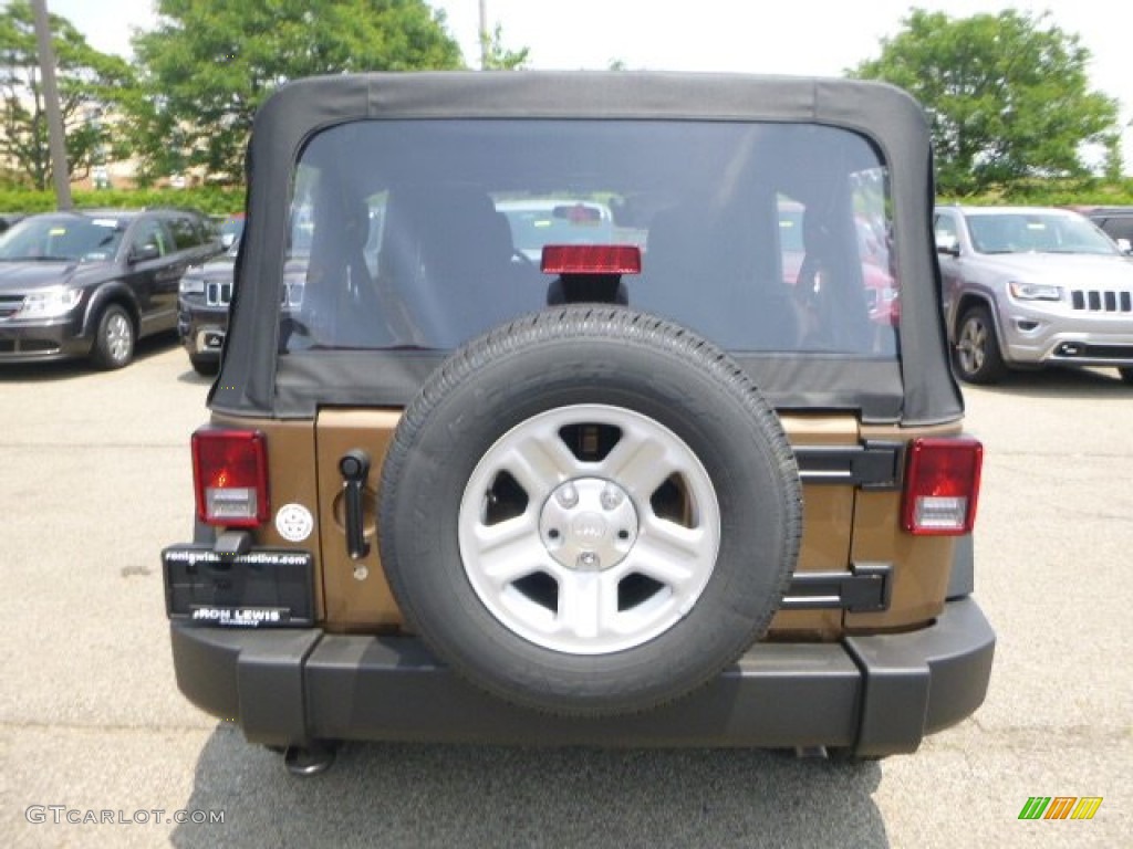 2015 Wrangler Unlimited Sport 4x4 - Copper Brown Pearl / Black photo #4