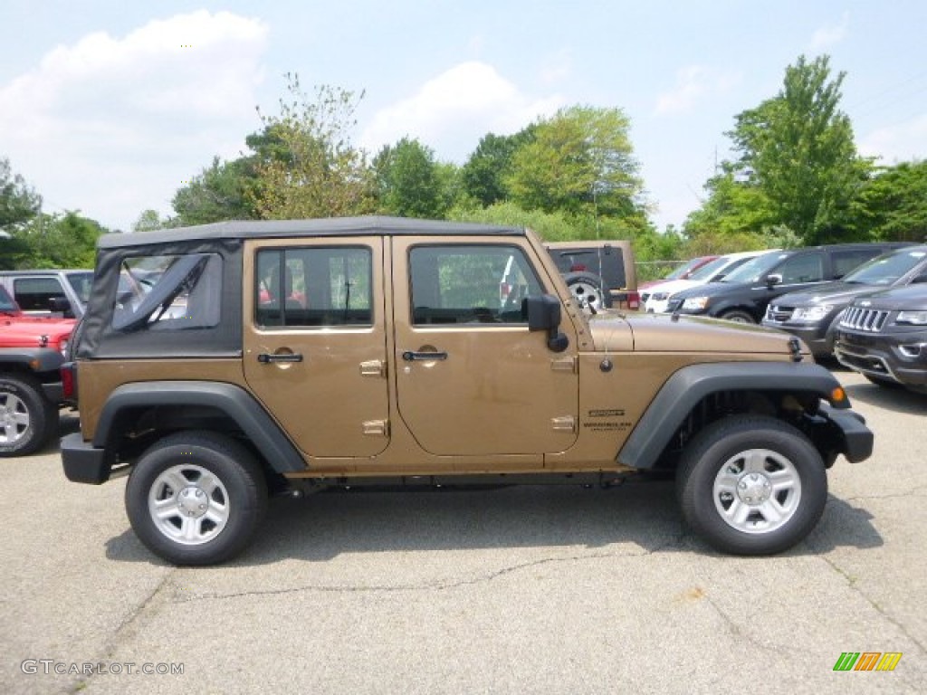2015 Wrangler Unlimited Sport 4x4 - Copper Brown Pearl / Black photo #7
