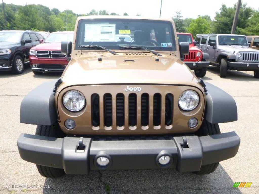 2015 Wrangler Unlimited Sport 4x4 - Copper Brown Pearl / Black photo #10
