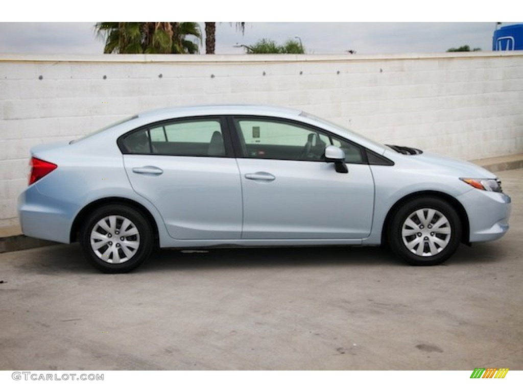 Cool Mist Metallic 2012 Honda Civic LX Sedan Exterior Photo #104736755