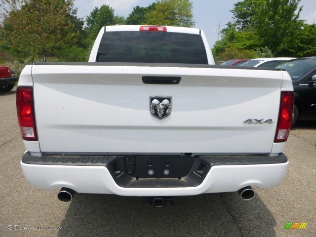 2015 1500 Express Crew Cab 4x4 - Bright White / Black/Diesel Gray photo #5