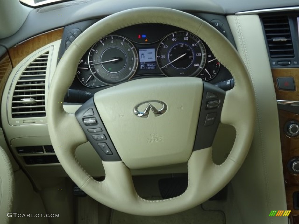2014 Infiniti QX80 AWD Steering Wheel Photos