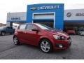 Crystal Red Tintcoat 2014 Chevrolet Sonic LTZ Hatchback