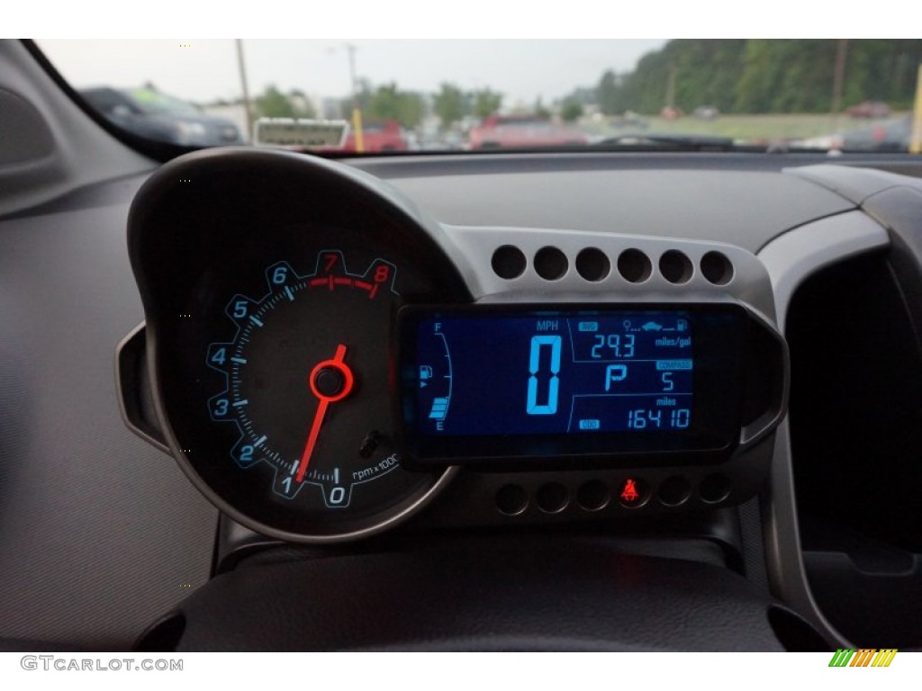 2014 Sonic LTZ Hatchback - Crystal Red Tintcoat / Jet Black/Dark Titanium photo #12