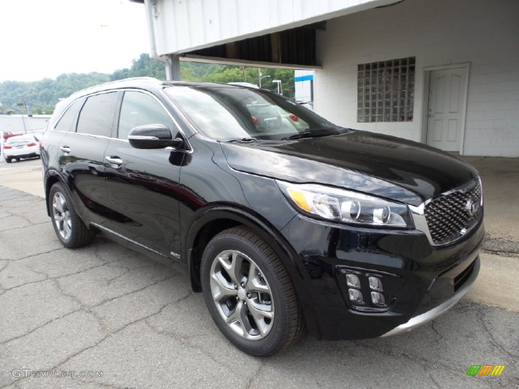 Ebony Black 2016 Kia Sorento Limited AWD Exterior Photo #104741609