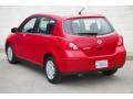 2012 Red Alert Nissan Versa 1.8 S Hatchback  photo #2