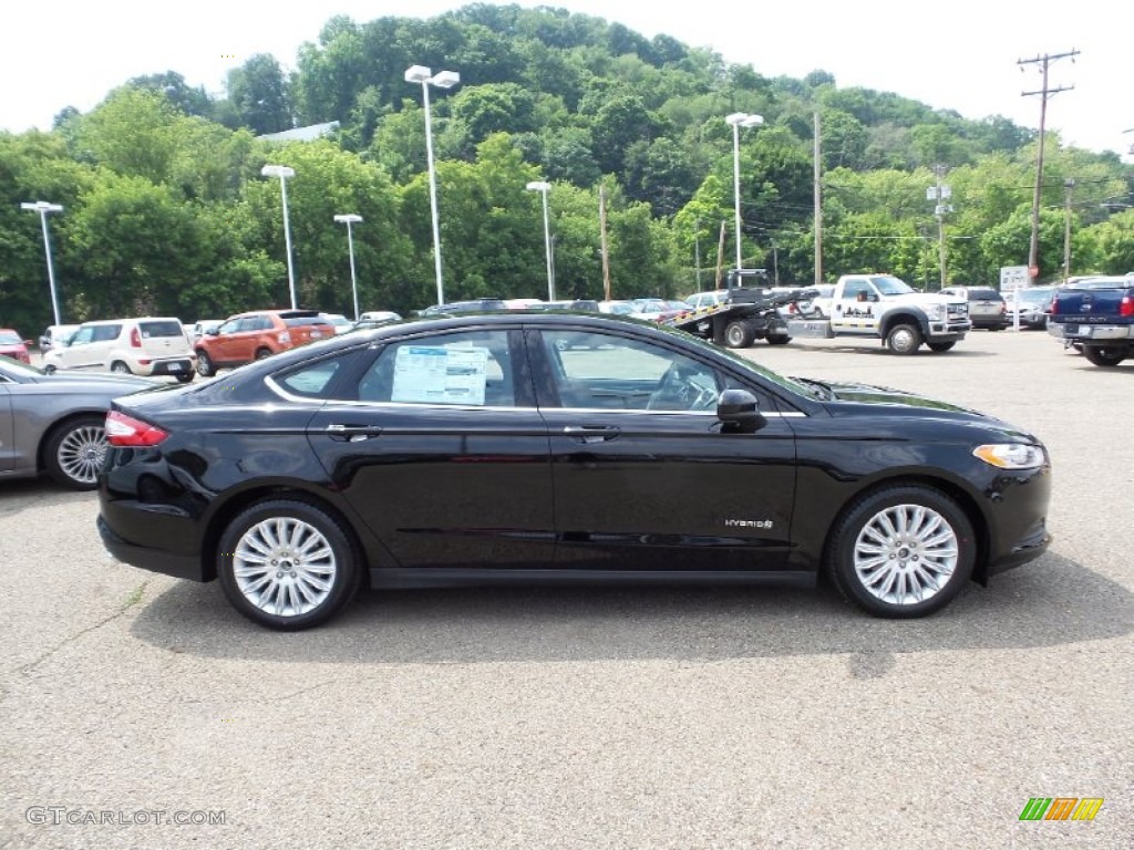 Shadow Black 2016 Ford Fusion Hybrid S Exterior Photo #104743586
