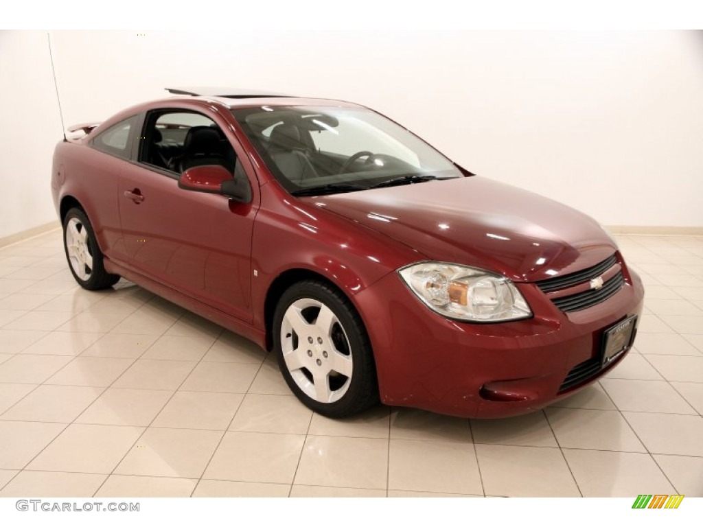 2009 Cobalt LT Coupe - Sport Red / Ebony photo #1