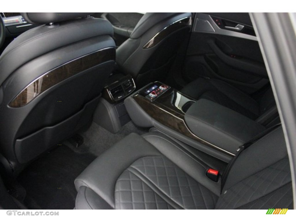 Black Interior 2014 Audi A8 4.0T quattro Photo #104744228