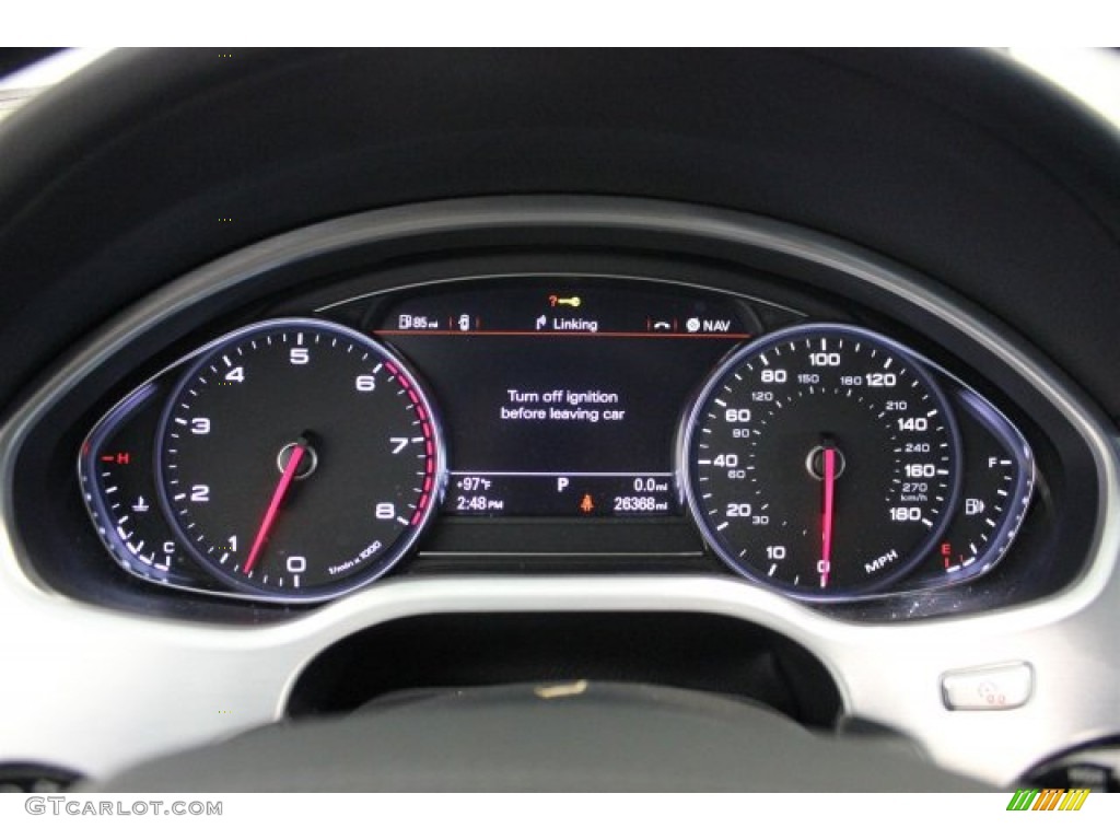 2014 Audi A8 4.0T quattro Gauges Photo #104744468