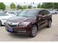 2016 Dark Cherry Pearl Acura MDX SH-AWD Technology  photo #3