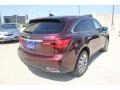 2016 Dark Cherry Pearl Acura MDX Technology  photo #7