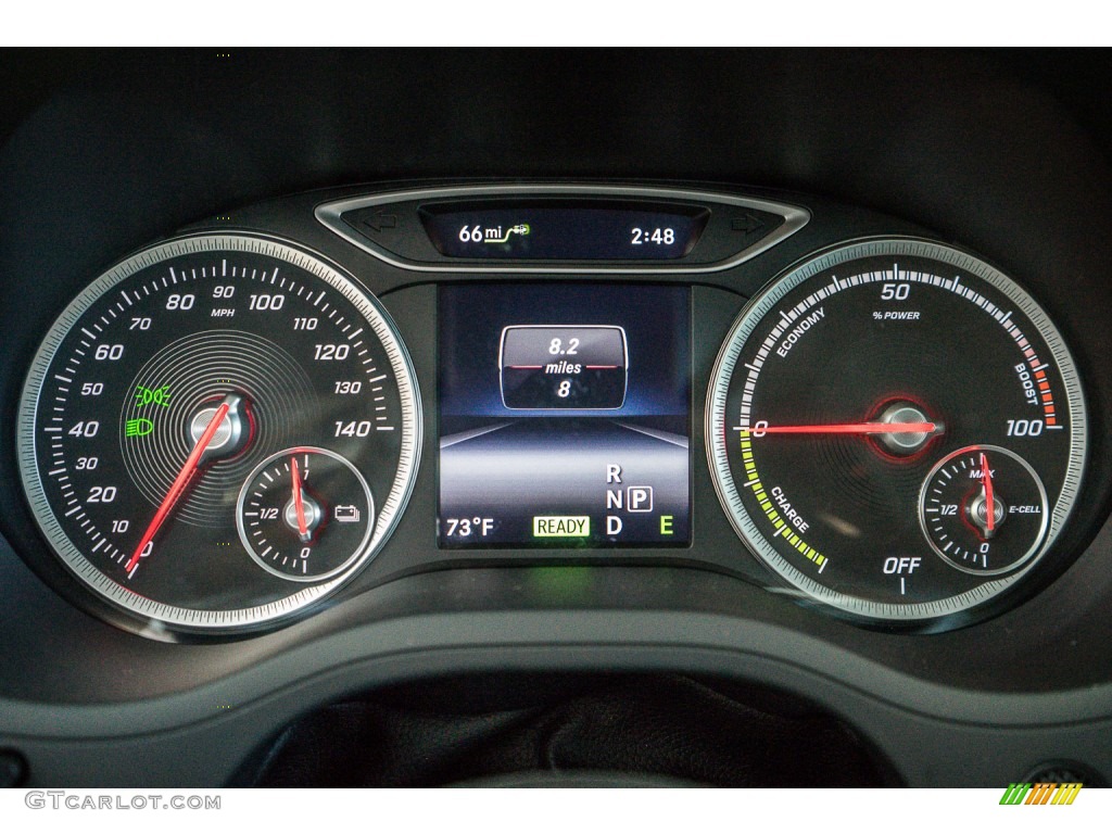 2015 Mercedes-Benz B Electric Drive Gauges Photo #104751772