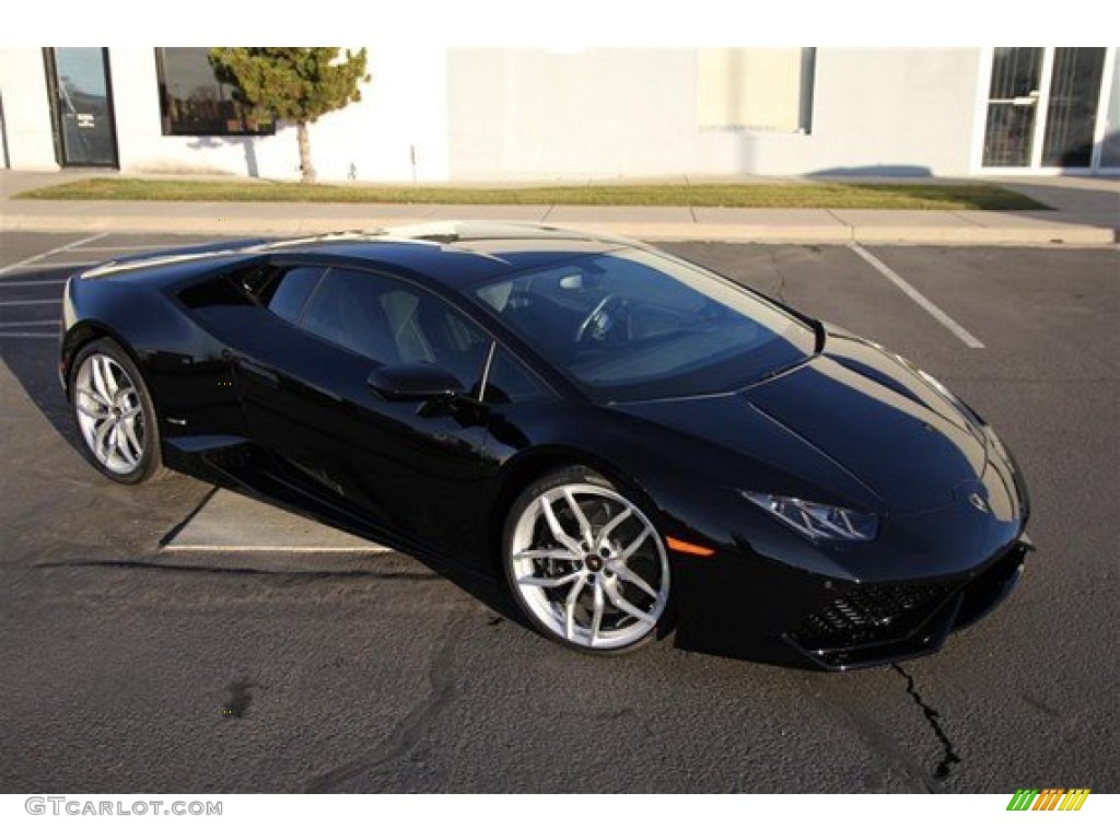 Nero Noctis 2015 Lamborghini Huracan LP 610-4 Exterior Photo #104752117