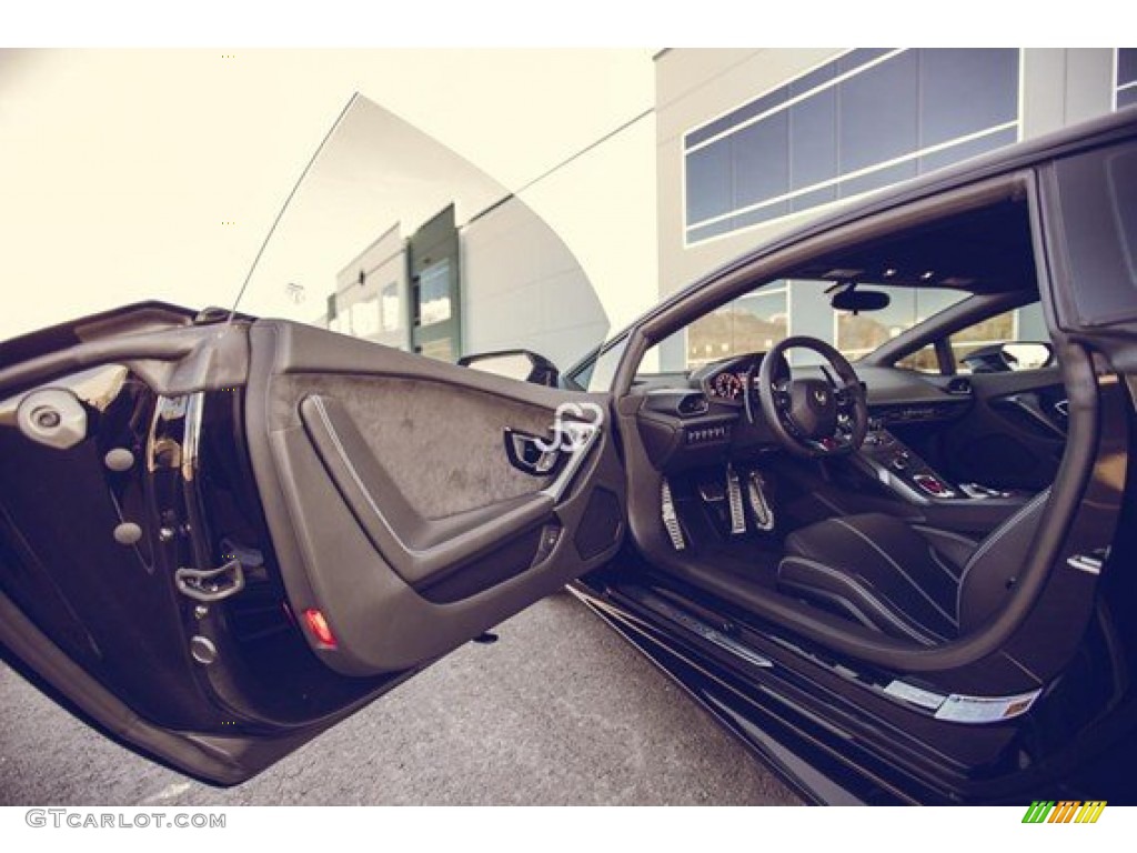 Nero Ade Interior 2015 Lamborghini Huracan LP 610-4 Photo #104752165