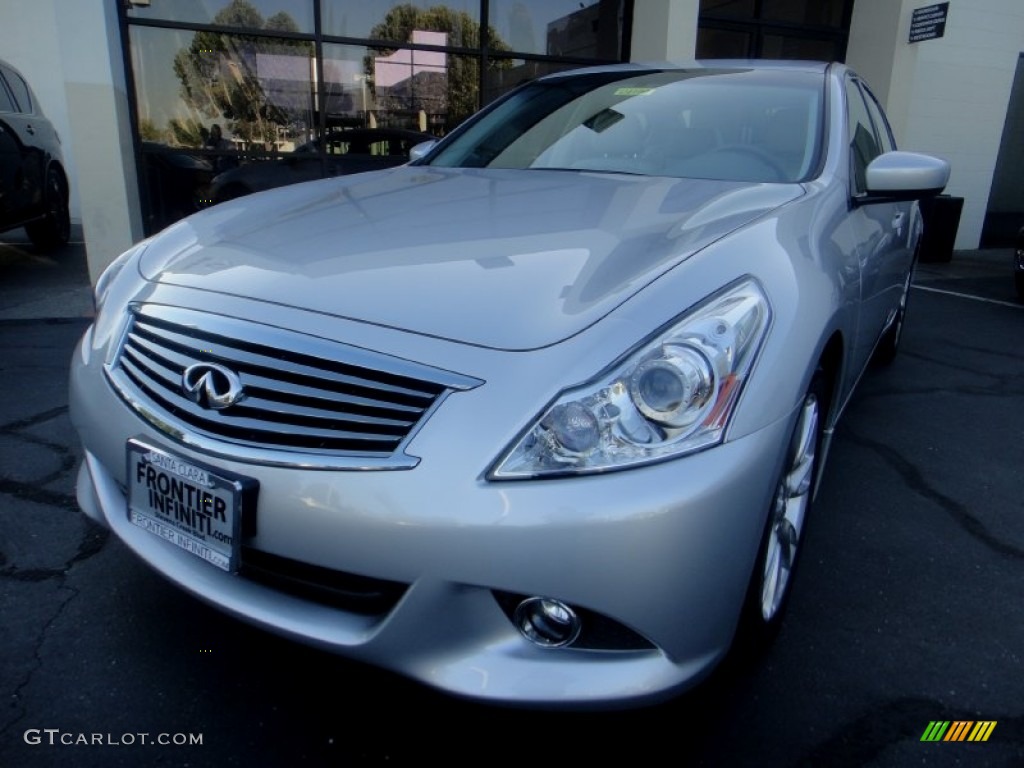 2013 G 37 Journey Sedan - Liquid Platinum / Stone photo #1