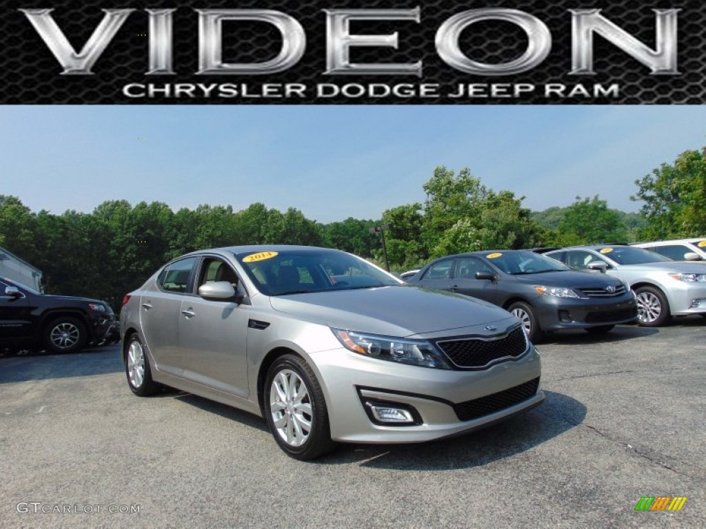 2014 Optima EX - Satin Metal / Beige photo #1