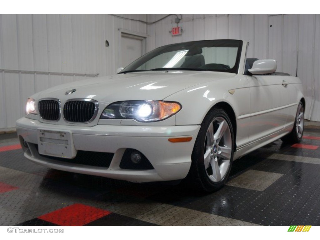 2005 3 Series 325i Convertible - Alpine White / Grey photo #3