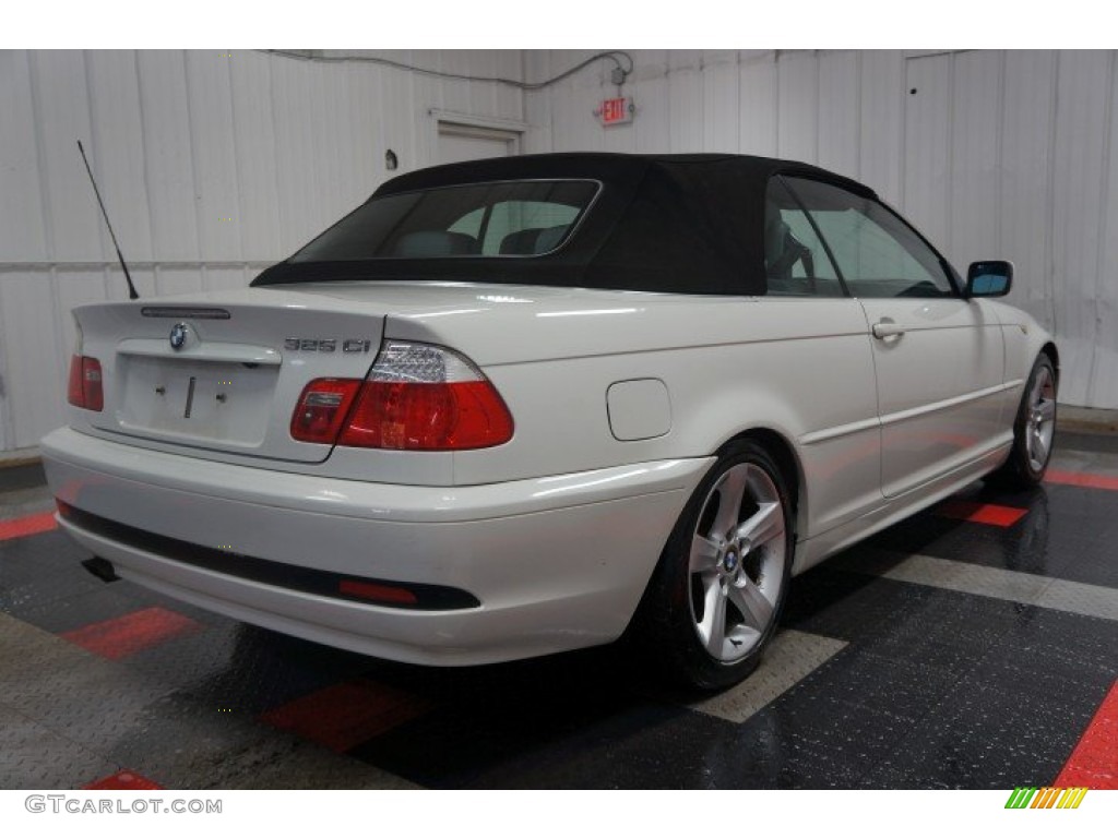2005 3 Series 325i Convertible - Alpine White / Grey photo #8