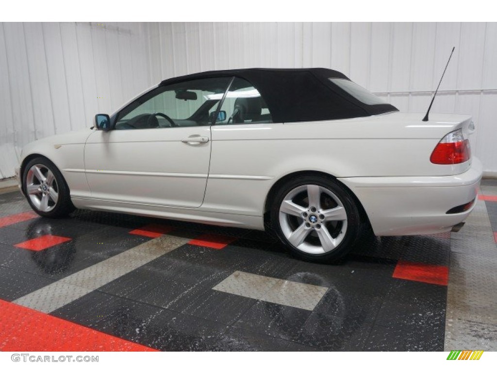 2005 3 Series 325i Convertible - Alpine White / Grey photo #11