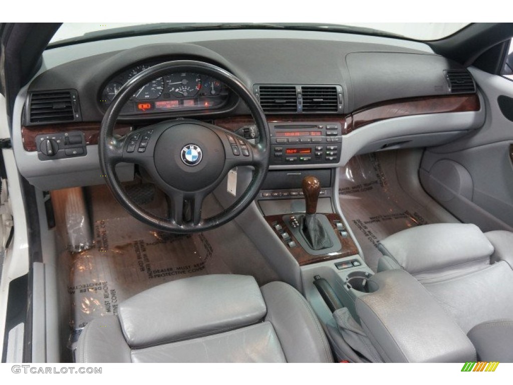 2005 3 Series 325i Convertible - Alpine White / Grey photo #27
