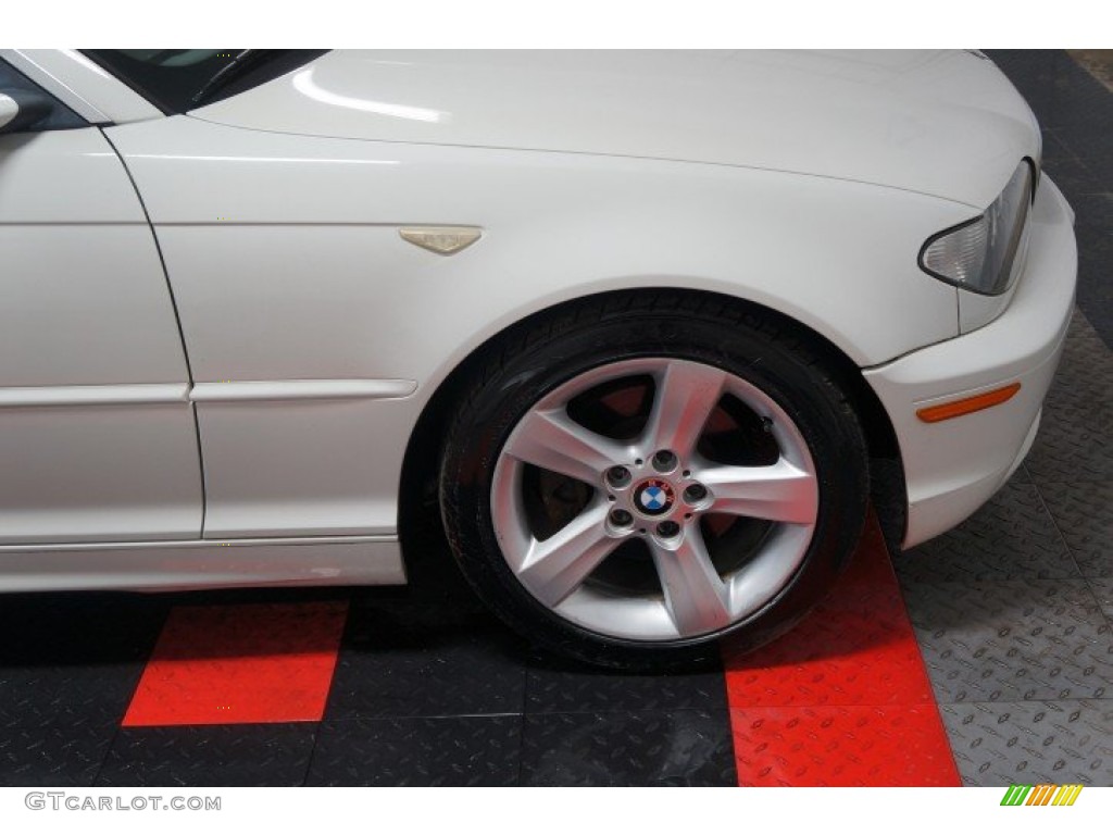 2005 3 Series 325i Convertible - Alpine White / Grey photo #44