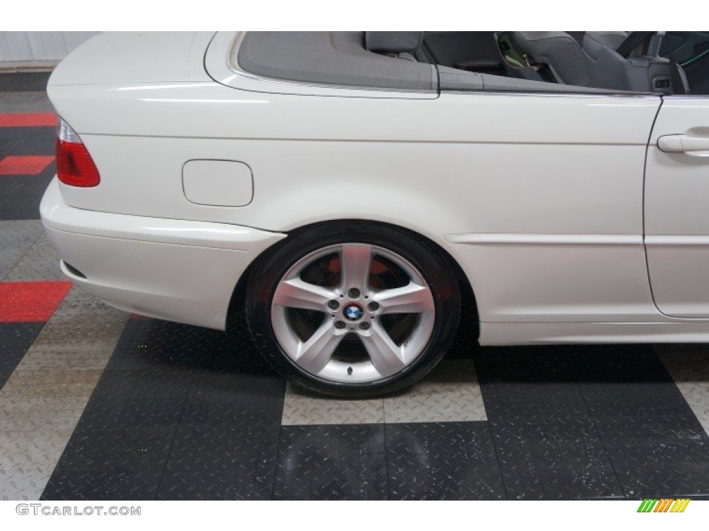 2005 3 Series 325i Convertible - Alpine White / Grey photo #50