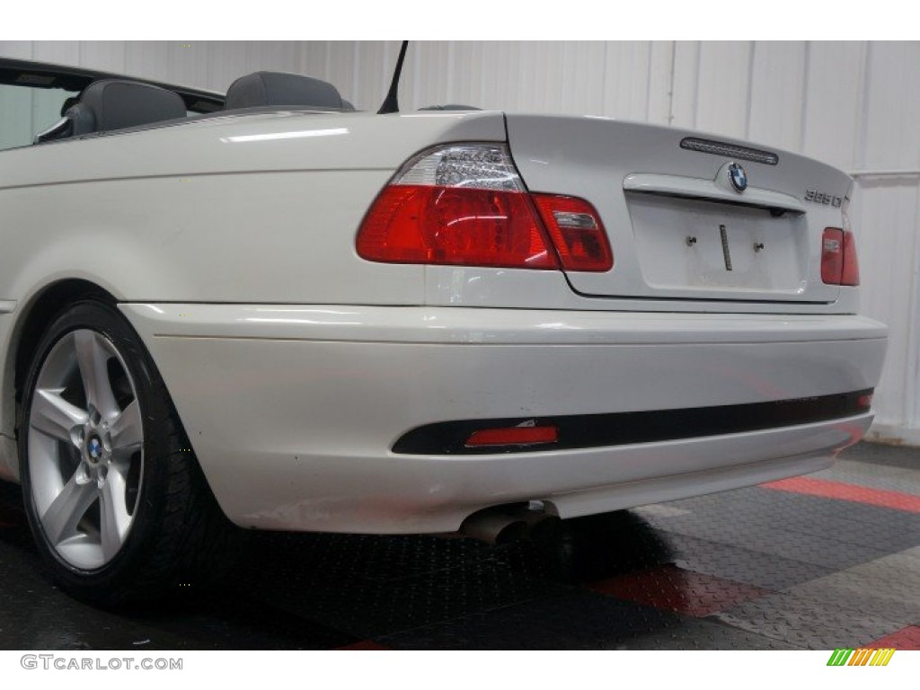 2005 3 Series 325i Convertible - Alpine White / Grey photo #56