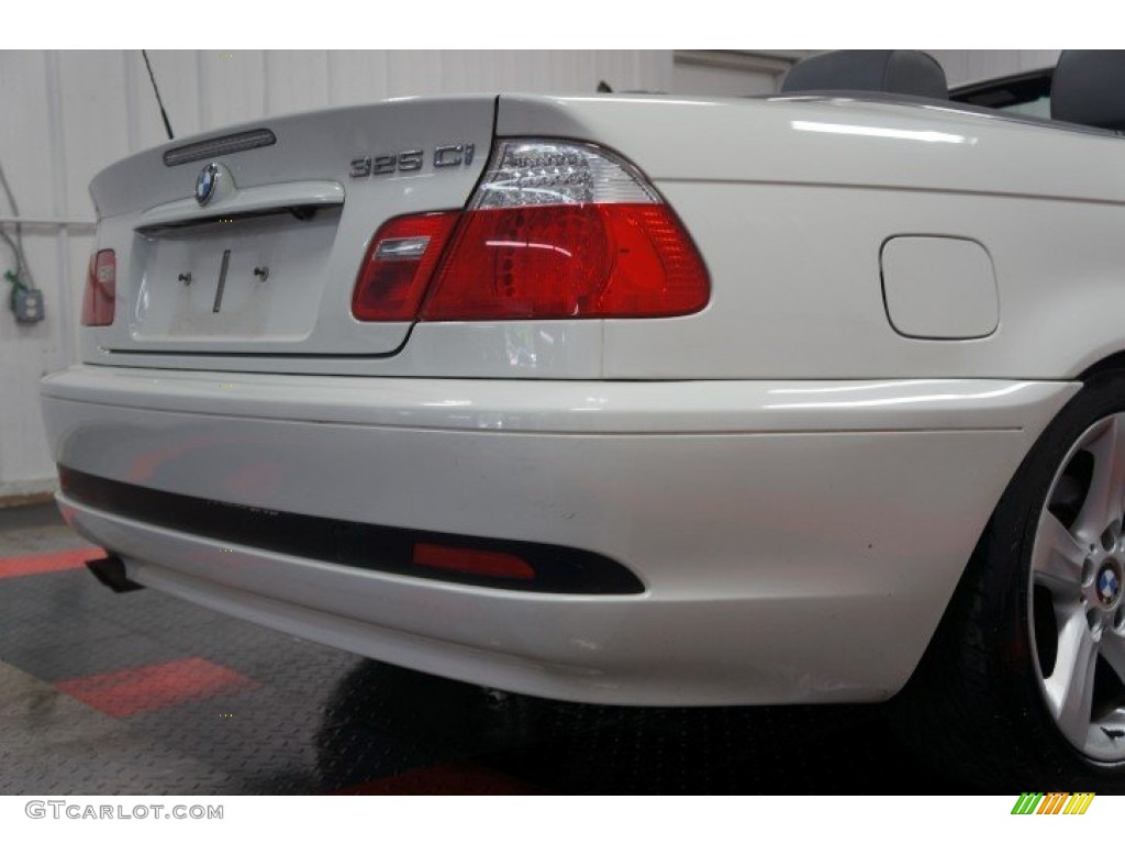 2005 3 Series 325i Convertible - Alpine White / Grey photo #57