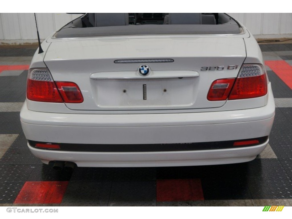 2005 3 Series 325i Convertible - Alpine White / Grey photo #58