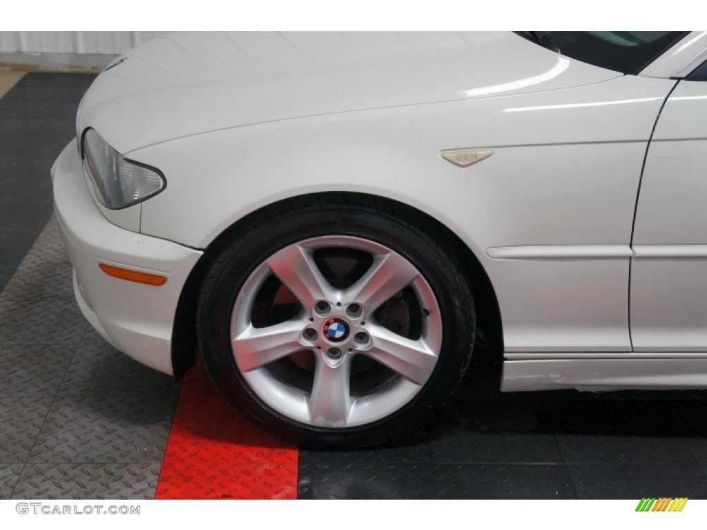 2005 3 Series 325i Convertible - Alpine White / Grey photo #65