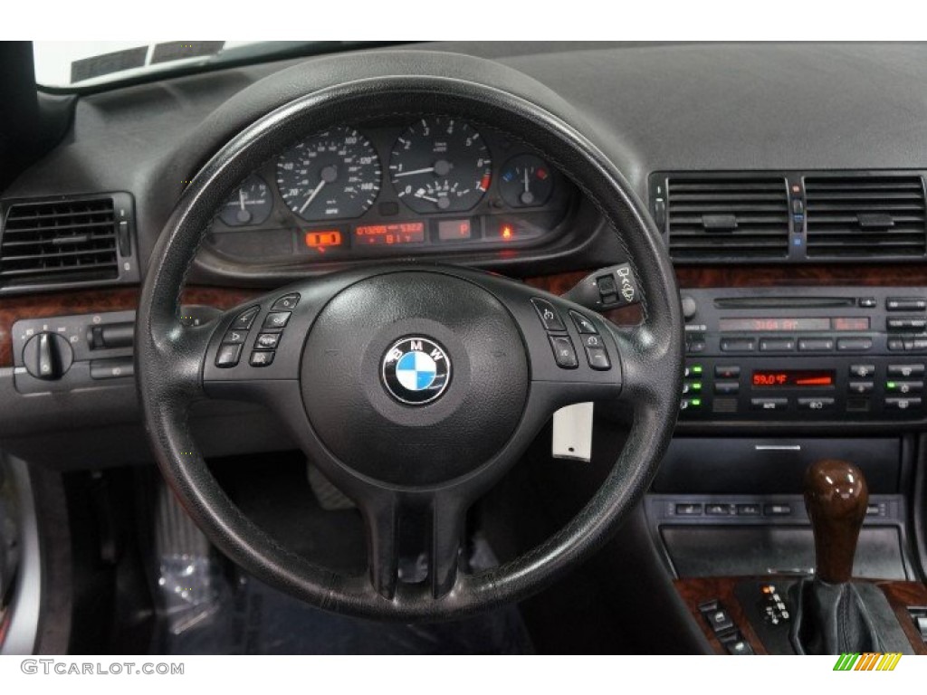 2004 3 Series 325i Convertible - Steel Blue Metallic / Black photo #27