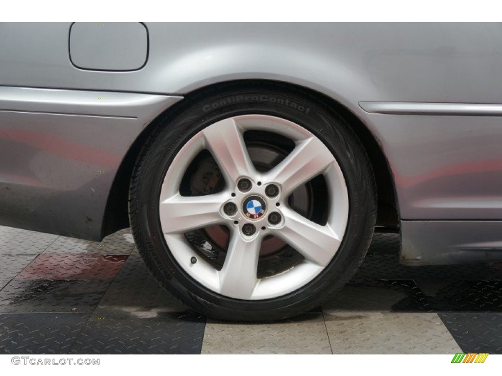 2004 3 Series 325i Convertible - Steel Blue Metallic / Black photo #56