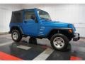 2003 Intense Blue Pearl Jeep Wrangler X 4x4  photo #5