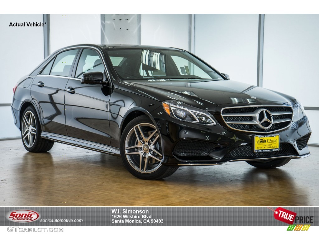 2016 E 400 Sedan - Black / Black photo #1