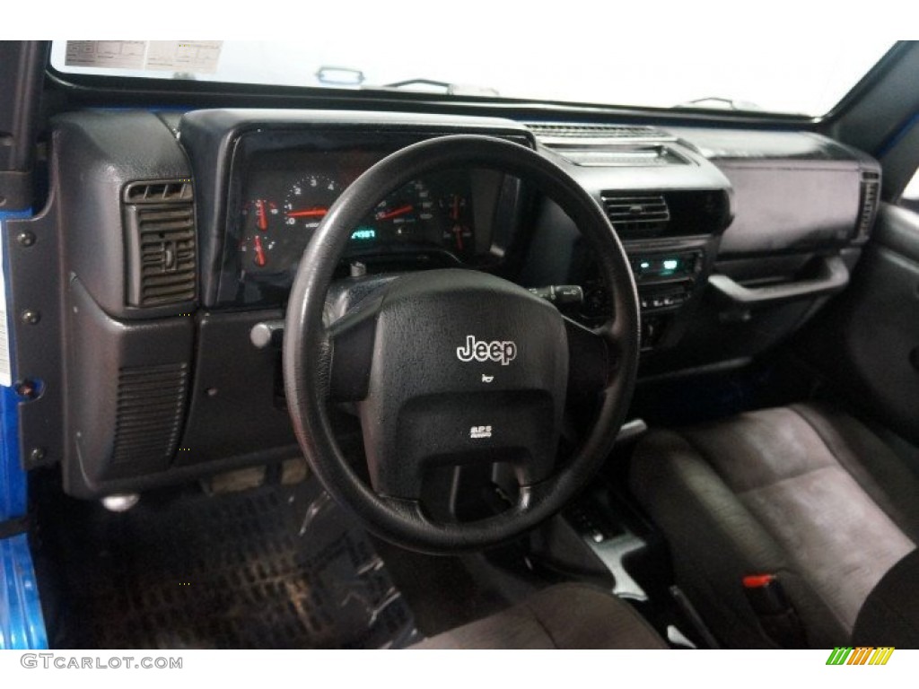 2003 Wrangler X 4x4 - Intense Blue Pearl / Dark Slate Gray photo #16