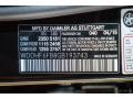 040: Black 2016 Mercedes-Benz E 400 Sedan Color Code